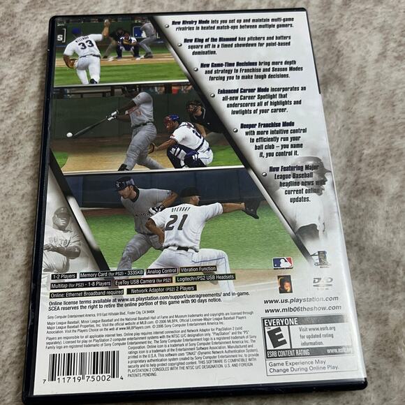 MLB 06 The Show for Playstation 2 Complete in Box - Picture 2 of 5